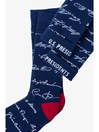 Us Presidential Signature Sock By Alynn