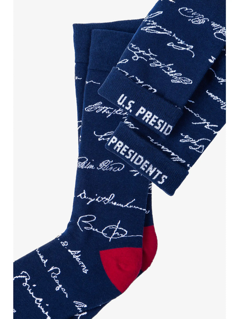 Us Presidential Signature Sock By Alynn