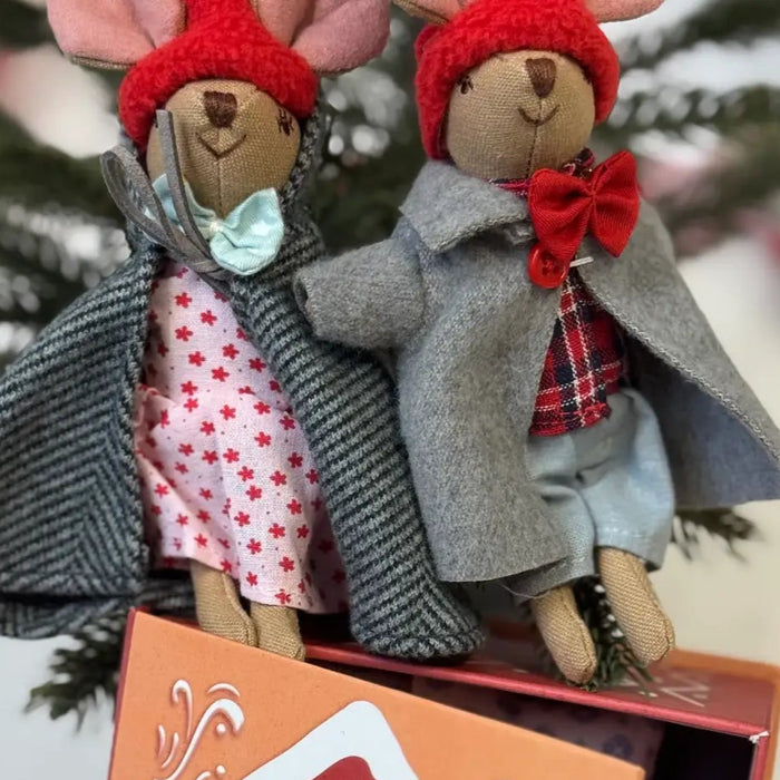 Christmas Mice in A Box