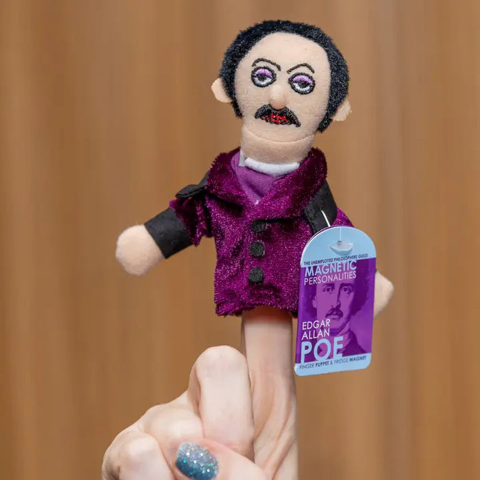 Edgar Allan Poe Finger Puppet
