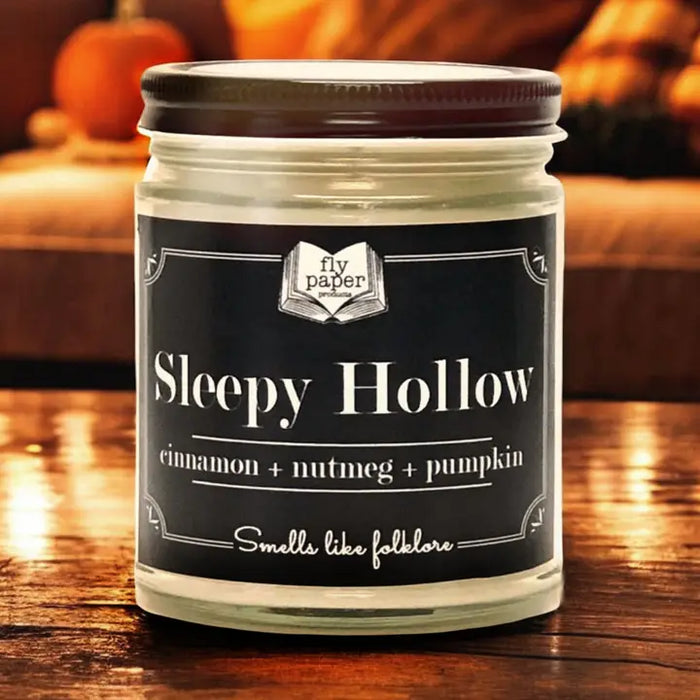 Sleepy Hollow 9oz Candle Cinnamon + Nutmeg + Pumpkin