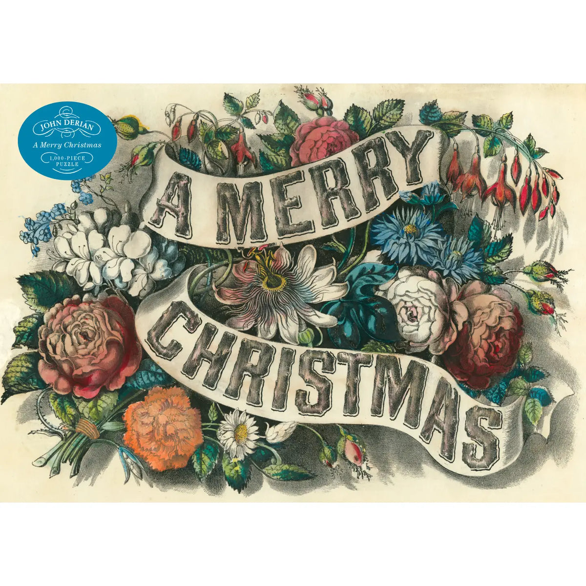 John Derian Paper Goods: Merry Christmas 1,000-Piece Puzzle