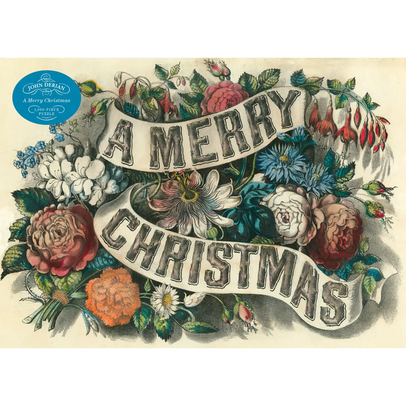 John Derian Paper Goods: Merry Christmas 1,000-Piece Puzzle