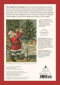 John Derian Paper Goods: Santa Trims the Tree 1,000-Piece Puzzle