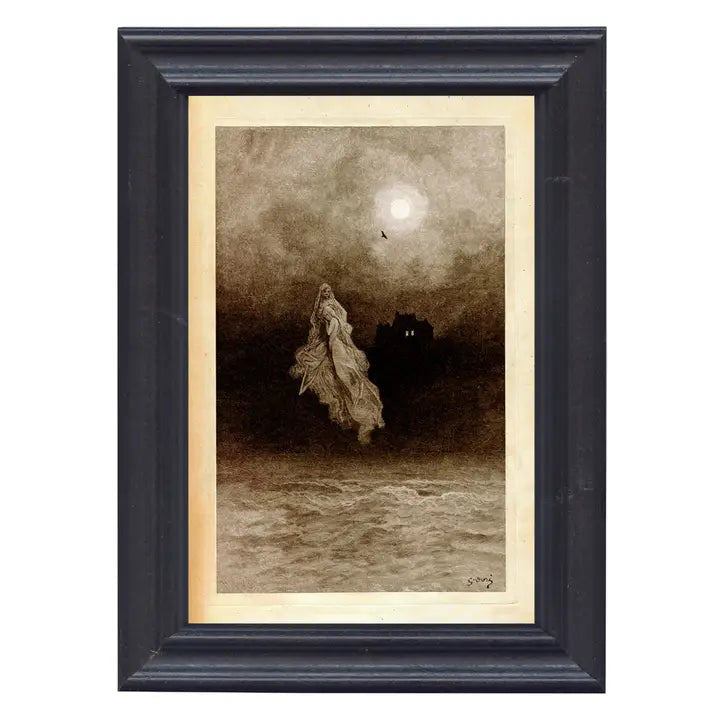 The Lost Lenore Edgar Allan Poe the Raven Illustration