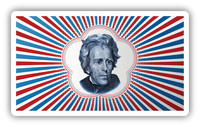 Andrew Jackson and The Hermitage Stickers