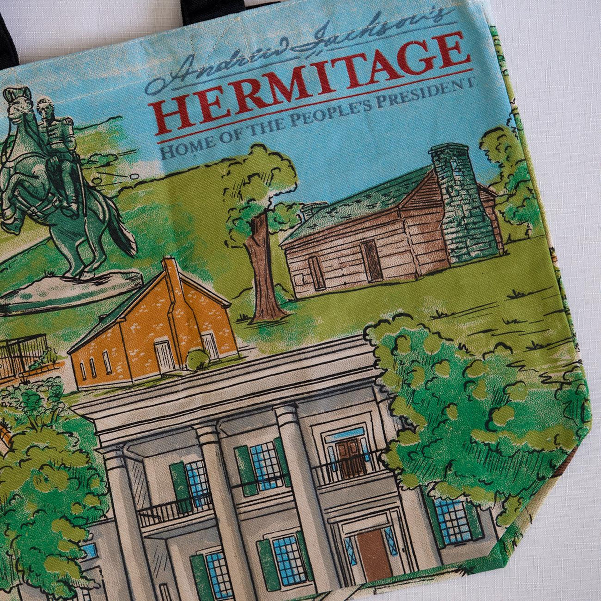 Illustrated Hermitage Tote Bag