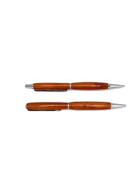 Hermitage Wood "Cross" Style Pen & Pencil Set