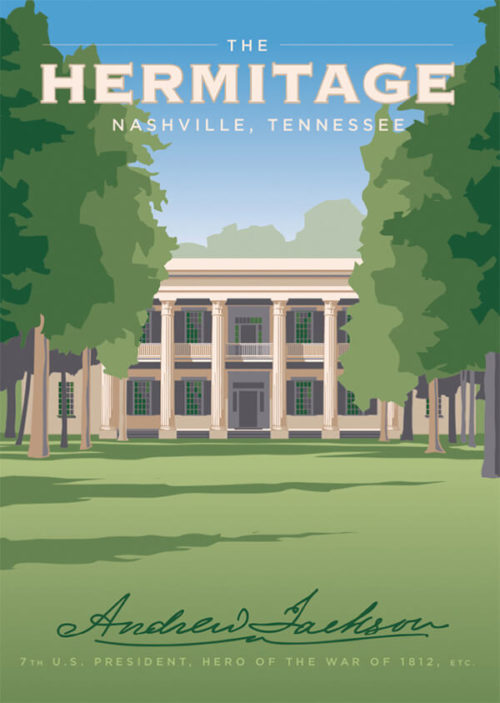Spirit of Nashville Hermitage Mansion Magnet