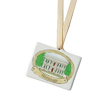 Hermitage Ceramic Ornament by Maizie Clark