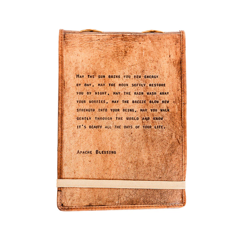 Large Apache Blessing Leather Journal