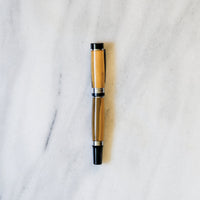 Hermitage Wood Grande Rollerball Flat Top Pen