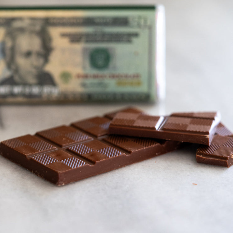 $20 Bill Chocolate Bar