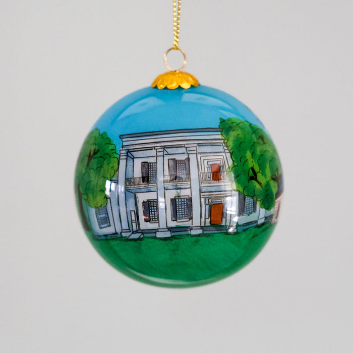 Hermitage Hand-Painted Glass Ornament