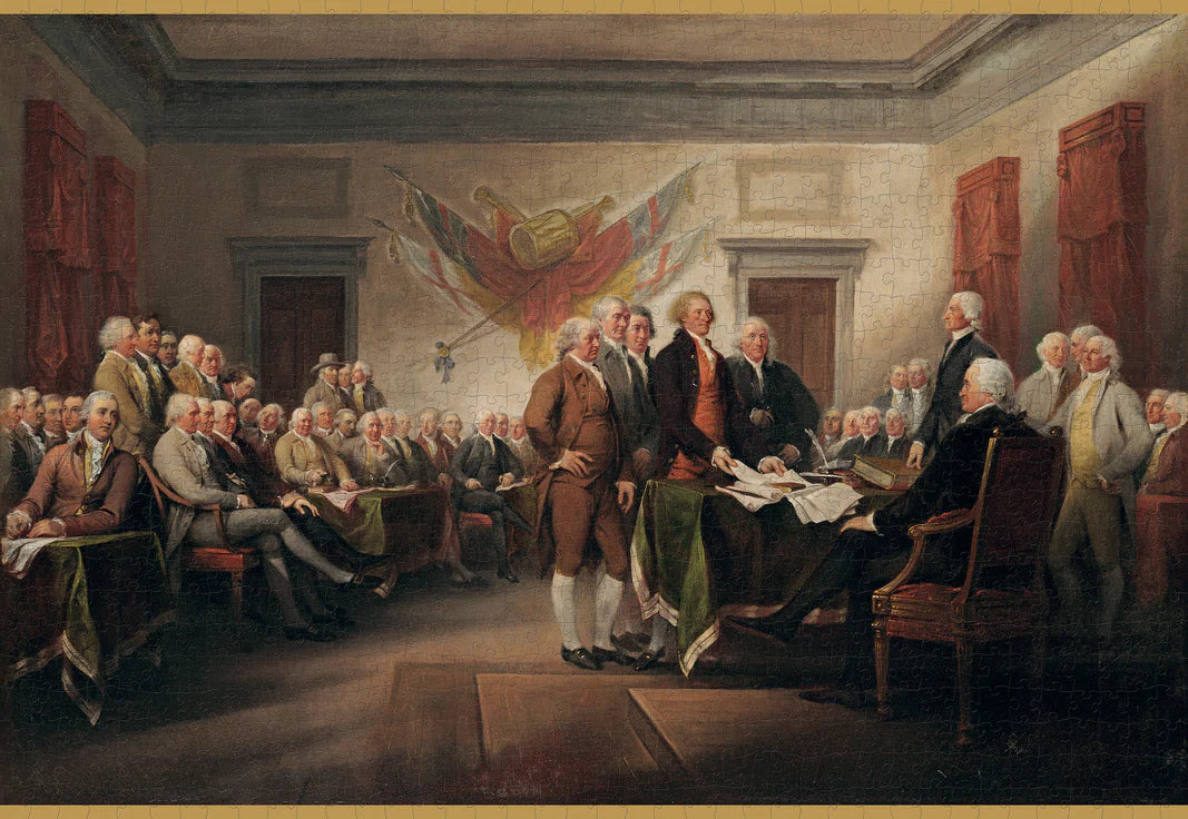 John Trumbull: The Declaration of Independence, July 4, 1776 1000-piece Jigsaw Puzzle