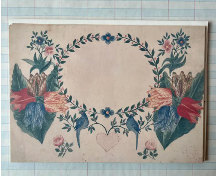 Folk Certificate Stationery Series VI