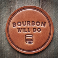 Americana Leather Coaster