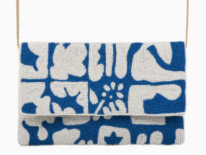 Beaded Envelope Clutch