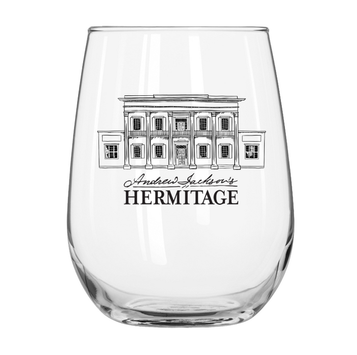 Hermitage Mansion Stemless Wine Glass