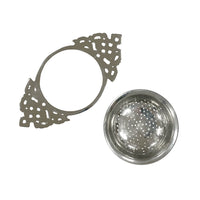 Nickel-plated Brass Tea Strainer