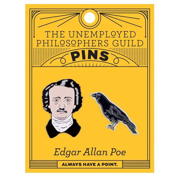Poe & Raven Pins