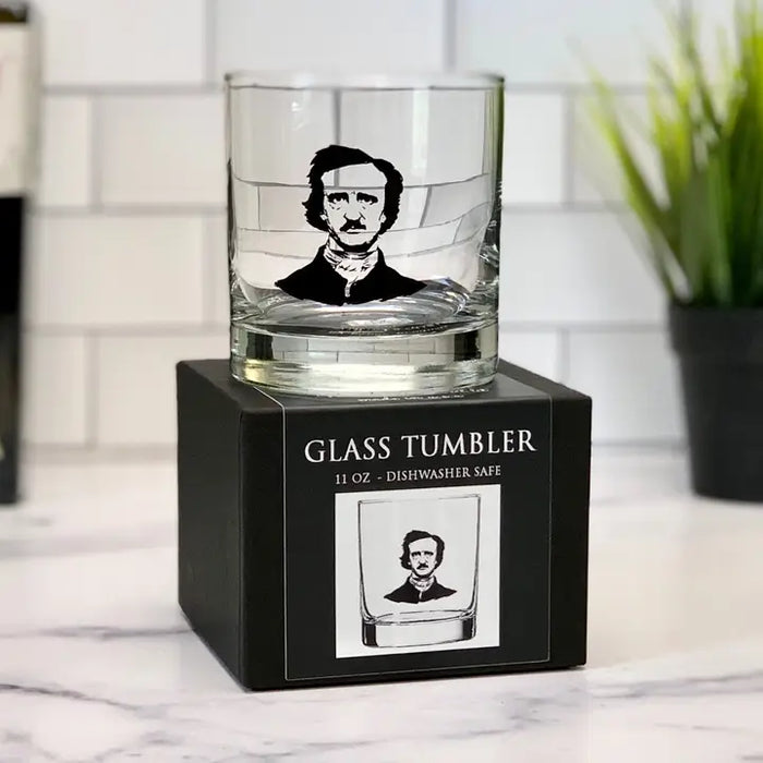 Edgar Allen Poe Glass