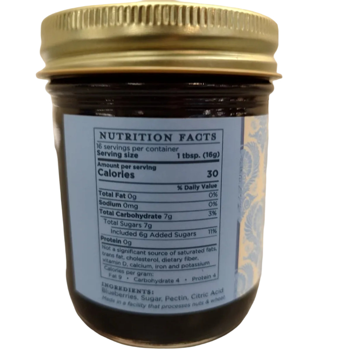 Hermitage Blueberry Preserves 8 oz