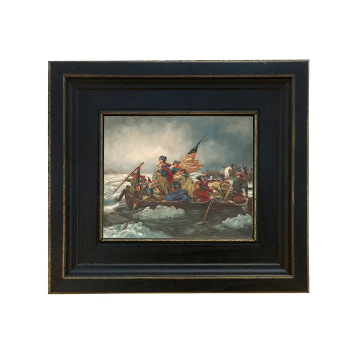 George Washington Crossing Delaware Vintage Print On Canvas