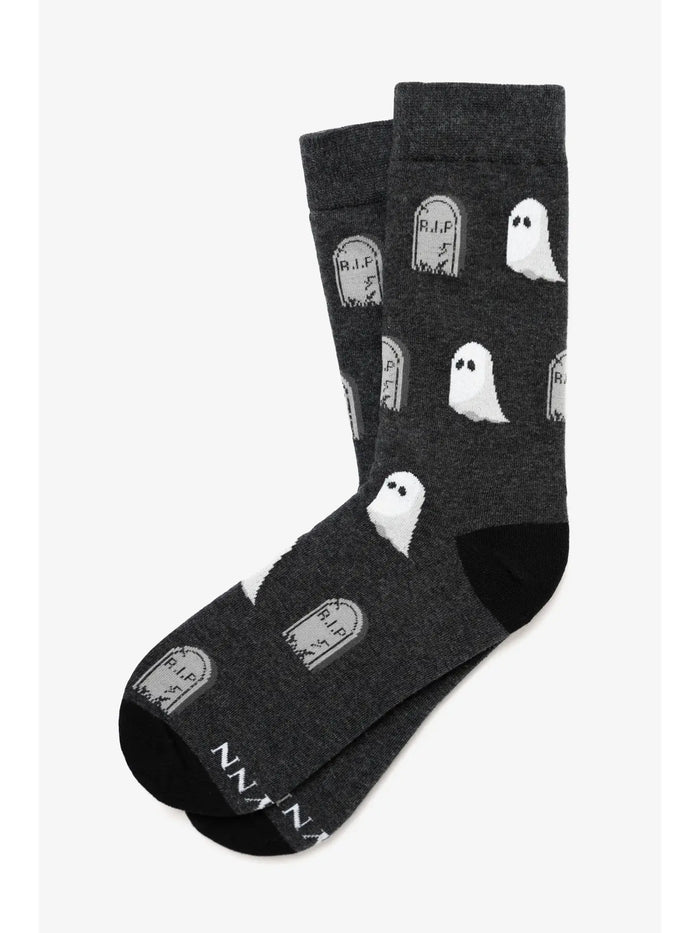 Boo Ghost Halloween Cotton Sock By Alynn