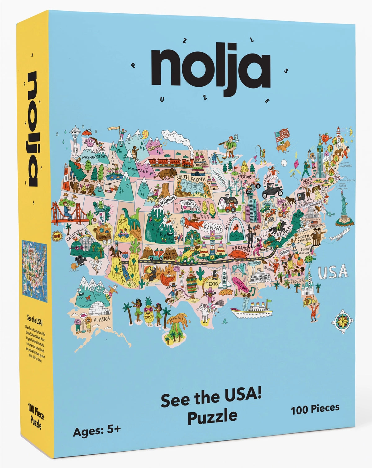 See the USA 100 Piece Jigsaw Puzzle