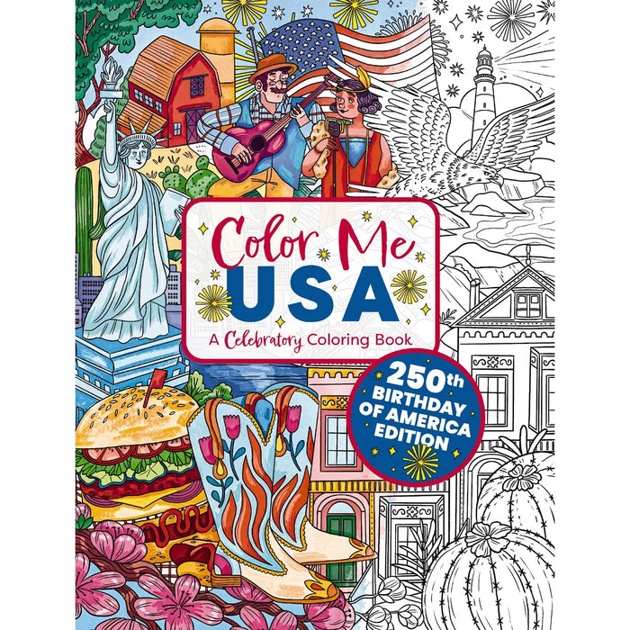 Color Me USA : A Celebratory Coloring Book