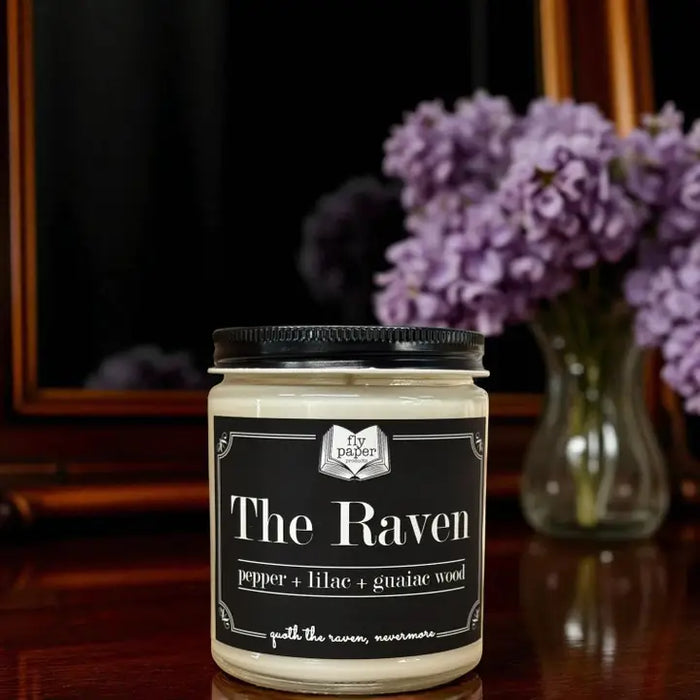 The Raven 9oz Pepper + Lilac + Guaiac Wood