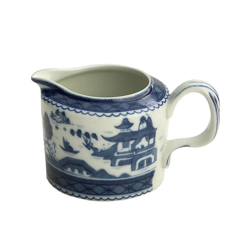 Blue Canton Porcelain Cream Pitcher by Mottahedeh