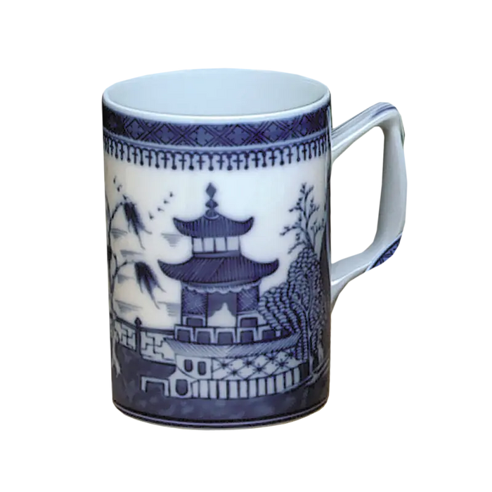 Blue Canton Porcelain Cup Mug by Mottahedeh