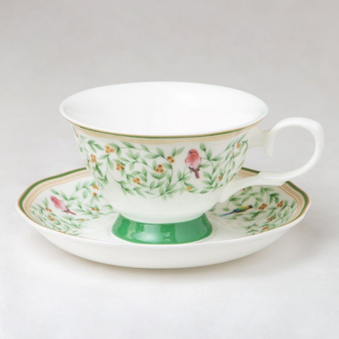 Feather Heaven Tea Cup and Saucer