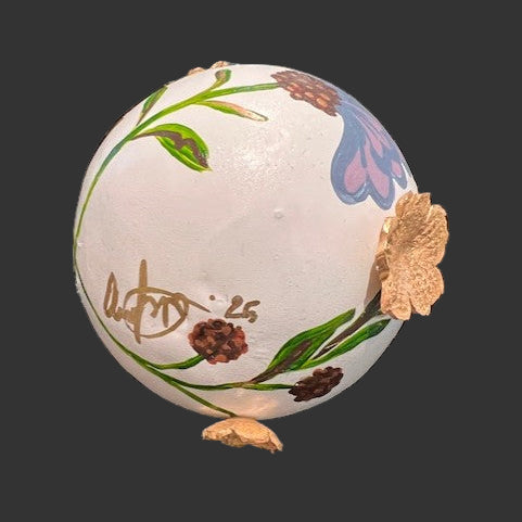 Hermitage Bird Room Hand Painted Ornament