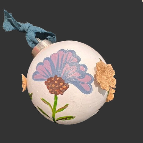 Hermitage Bird Room Hand Painted Ornament